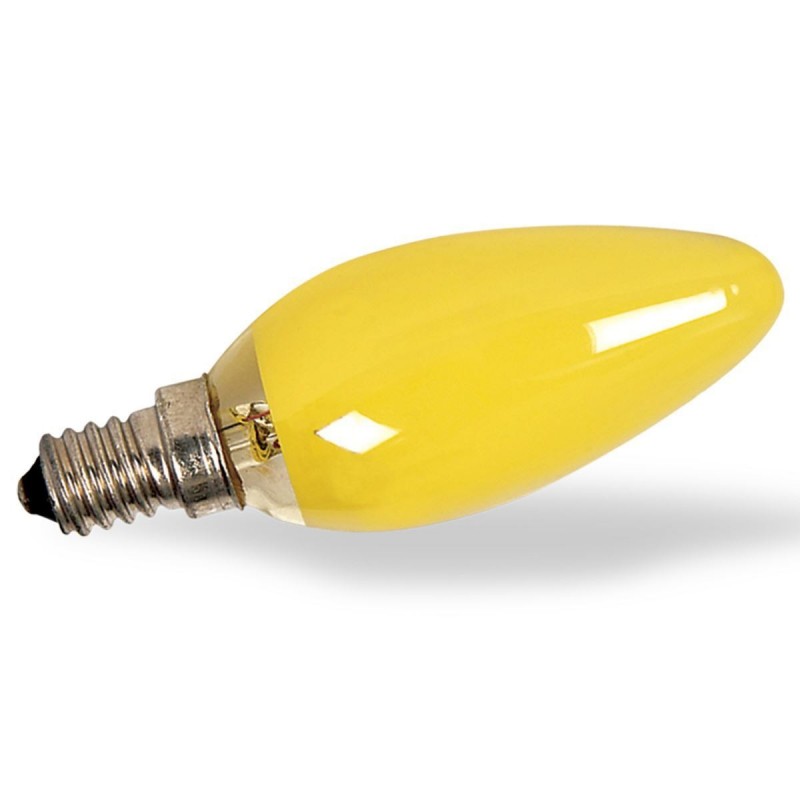 LED КРУШКА E14 40W ЖЪЛТА