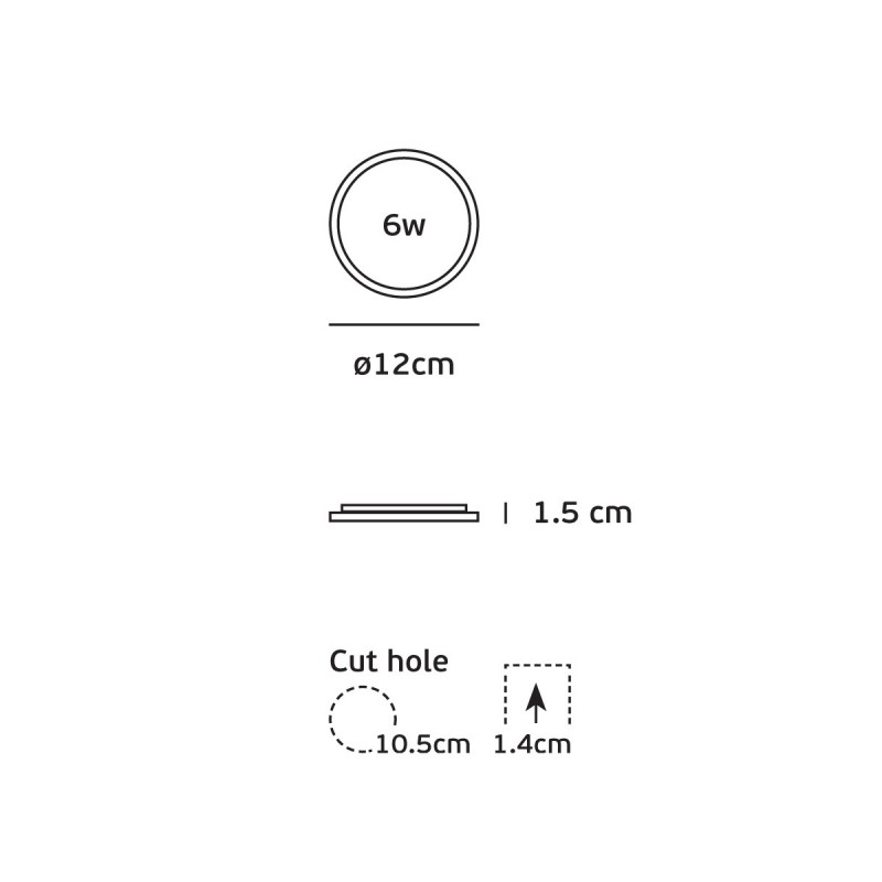 LED ПАНЕЛ VK 64173-057123 18W 3000K