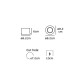 LED ПАНЕЛ VK/03012G/W 12W