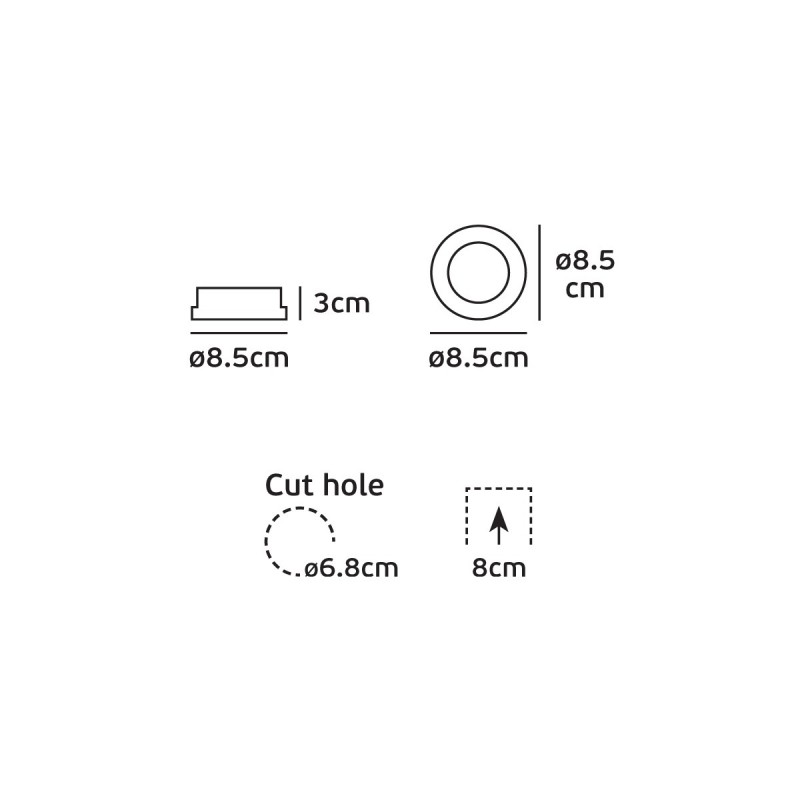 LED ПАНЕЛ VK/03065G/W 64173-074121 LED ПАНЕЛ VK/03065G/W 64173-074121