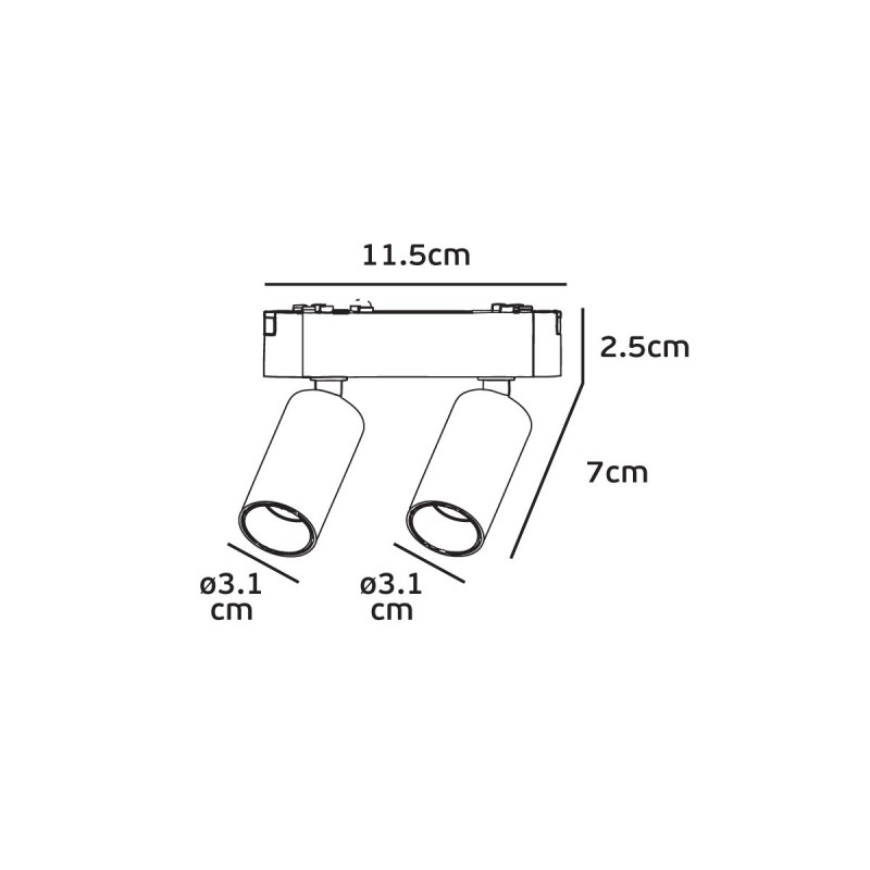 LED ЛУНА VK/04469 TR W DW S/2