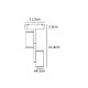 ВГРАДЕН LED ПРОЖЕКТОР VK-04472 TR B DW 2 ВГРАДЕН LED ПРОЖЕКТОР VK-04472 TR B DW 2