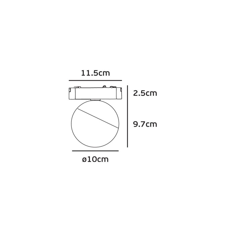 LED ЛУНА СЕНЗОРНА 12W 4000K БЯЛА