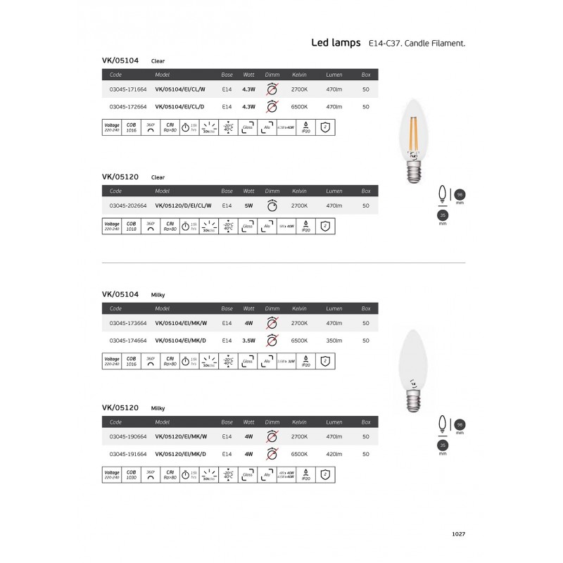 КРУШКА LED 12W E27 4000K КРУШКА LED 12W E27 4000K