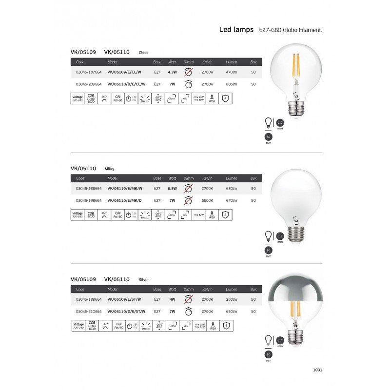 LED КРУШКА V-TAC VT-2018 18W E27 4000K БЯЛА