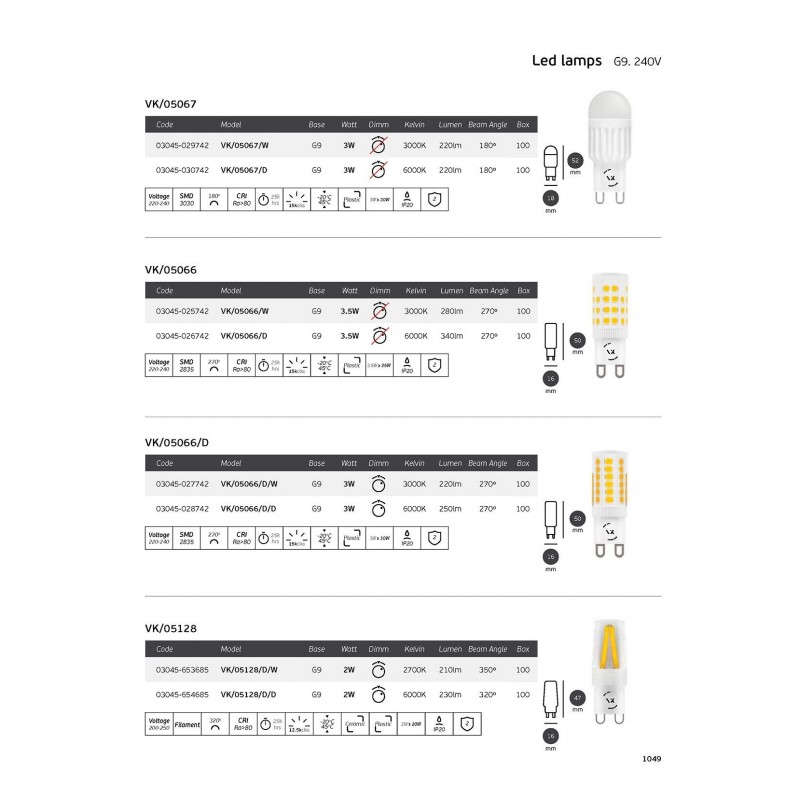 LED КРУШКА V-TAC VT-2013 12W E27 4000K