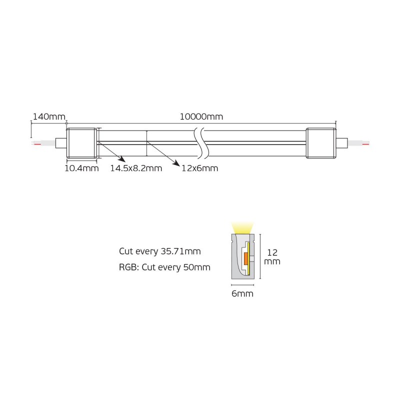 RGB LED ЛЕНТА 120 LED/М 6W 12V