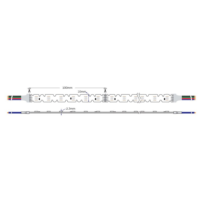 LED ЛЕНТА RGB 60 LED/М