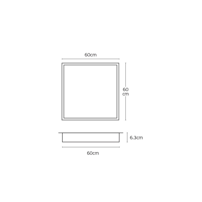 LED ПАНЕЛ VK LED 30W 60X60 СМ 4000K