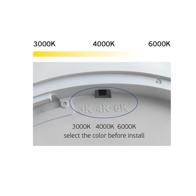 ВГРАДЕН LED ПРОЖЕКТОР VK/04556/W/CCT ВГРАДЕН LED ПРОЖЕКТОР VK/04556/W/CCT