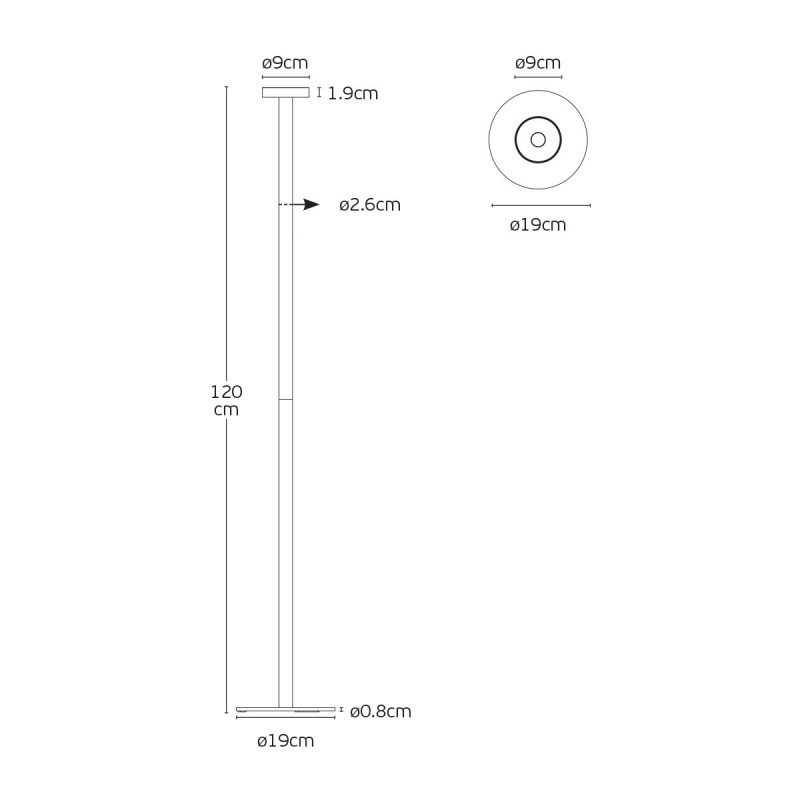LED ПАНЕЛ VK 120 СМ 40W 3000K