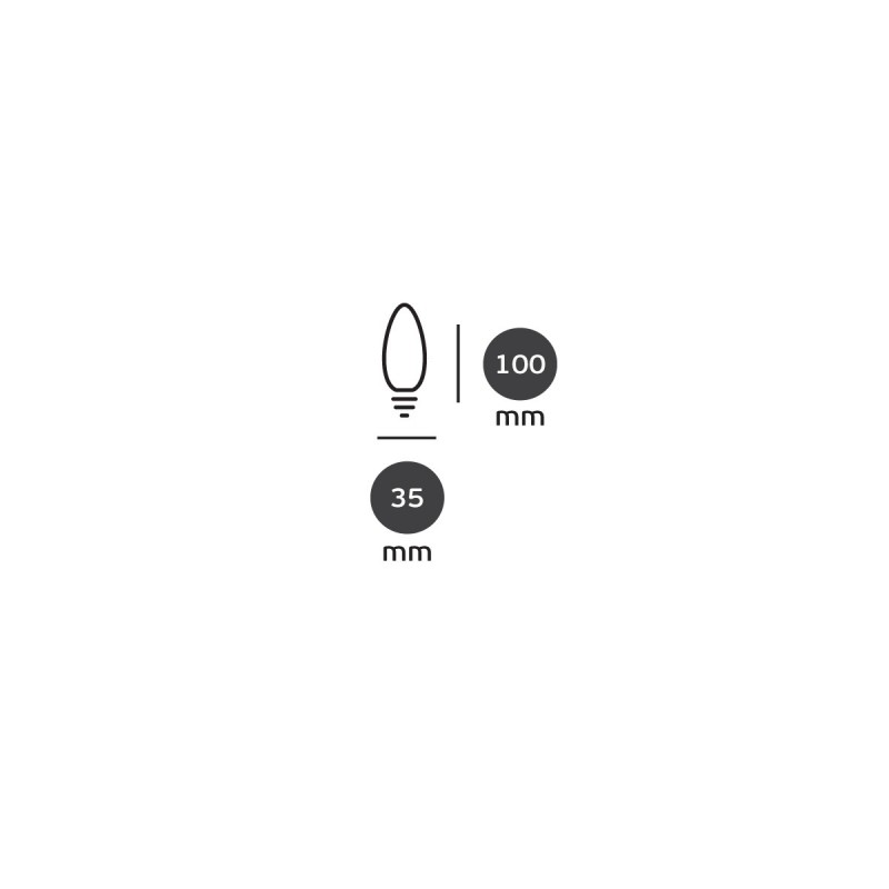 КРУШКА LED C7 E12 7W ТОПЛА БЯЛА КРУШКА LED C7 E12 7W ТОПЛА БЯЛА