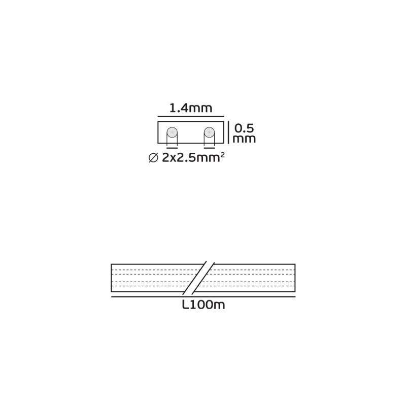 КАБЕЛ VK/VDE 2X2.5 КАБЕЛ VK/VDE 2X2.5
