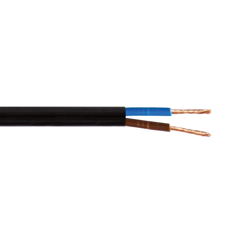 КАБЕЛ VK H03VVH2-F 2X0.75 БЯЛ 100М
