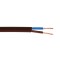 КАБЕЛ ЗА УДЪЛЖИТЕЛ VK H03VVH2-F 3X0.75MM² КАФЯВ