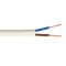 КАБЕЛ ГЪВКАВ H03VV-F 2X50 БЯЛ