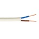 КАБЕЛ VK H03VV-F 2X1.0 БЯЛ