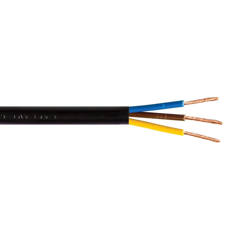 КАБЕЛ ГЪВКАВ H03VV-F 3X0.50 БЯЛ
