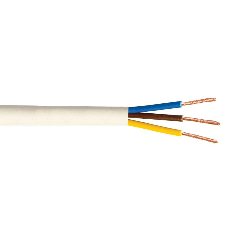 КАБЕЛ ВК/H03VV-F 3X2.5 БЯЛ 100М КАБЕЛ ВК/H03VV-F 3X2.5 БЯЛ 100М