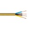 КАБЕЛ ГЪВКАВ 4X0.75MM² H03VV-F ЗЛАТИСТ