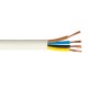 КАБЕЛ H03VV-F 4X0.75 БЯЛ 105М