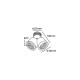 АДАПТЕР E27 КЪМ 2X E27 АДАПТЕР E27 КЪМ 2X E27