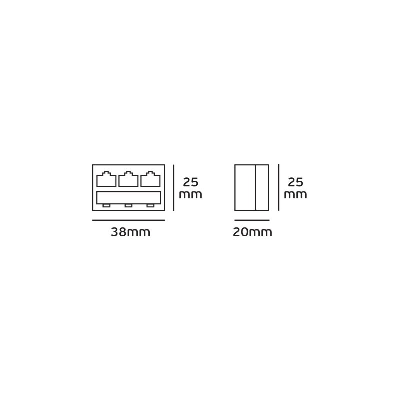 КОНЕКТОР RJ45 КАТ.6 UTP 8P8C КОНЕКТОР RJ45 КАТ.6 UTP 8P8C