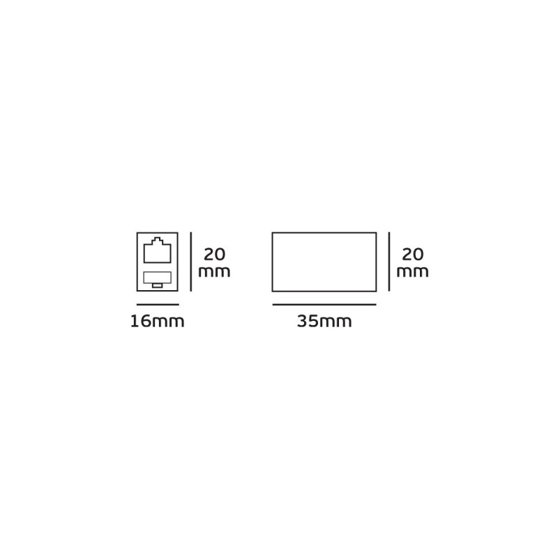 КОНЕКТОР RJ45 КАТ.6 UTP 8P8C КОНЕКТОР RJ45 КАТ.6 UTP 8P8C