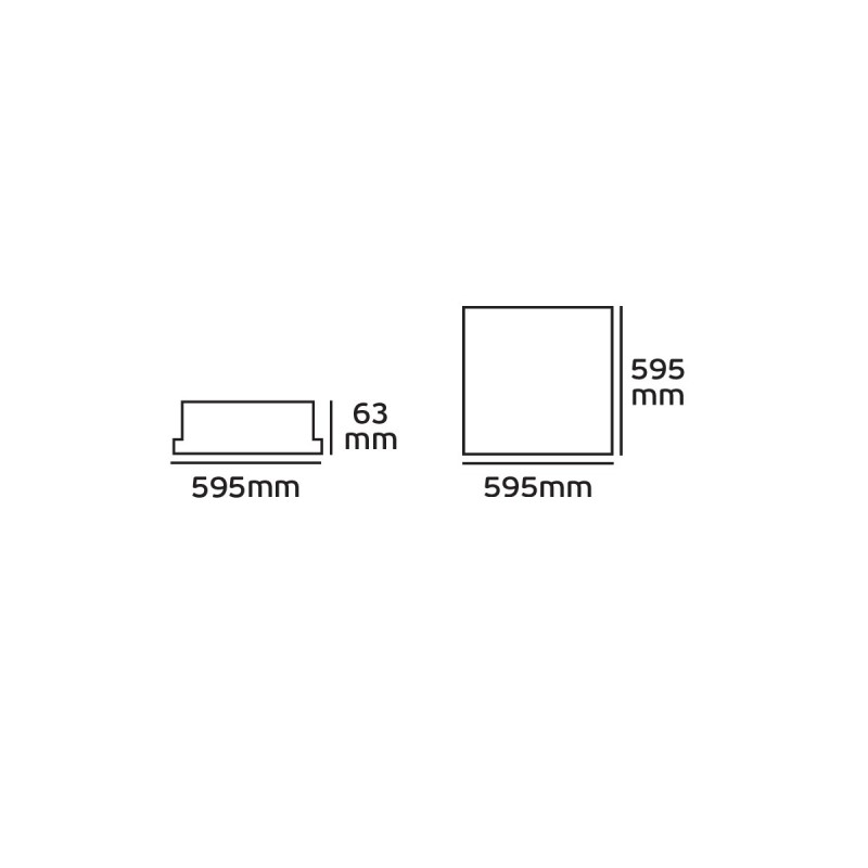 LED ПАНЕЛ LEDINAIRE GEN5 RC065B G5 34S/865