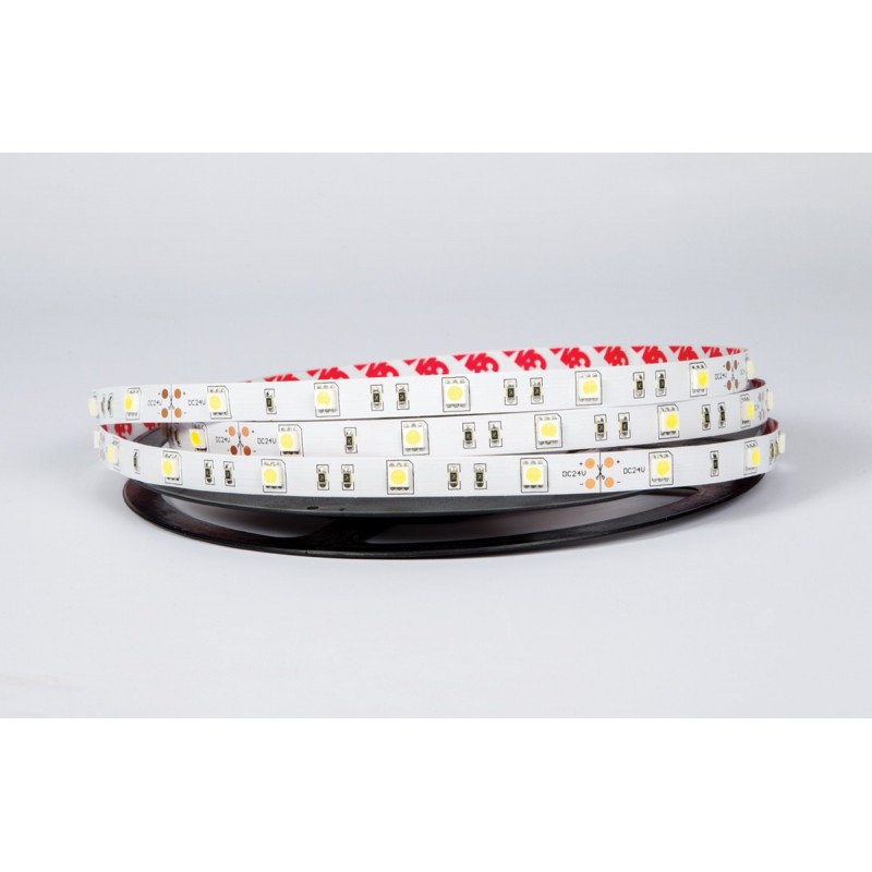 LED ЛЕНТА 5050 12V 60LED/M БЯЛА