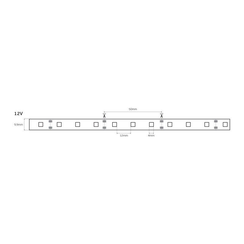 LED ЛЕНТА 5050 RGB 60 LED/М