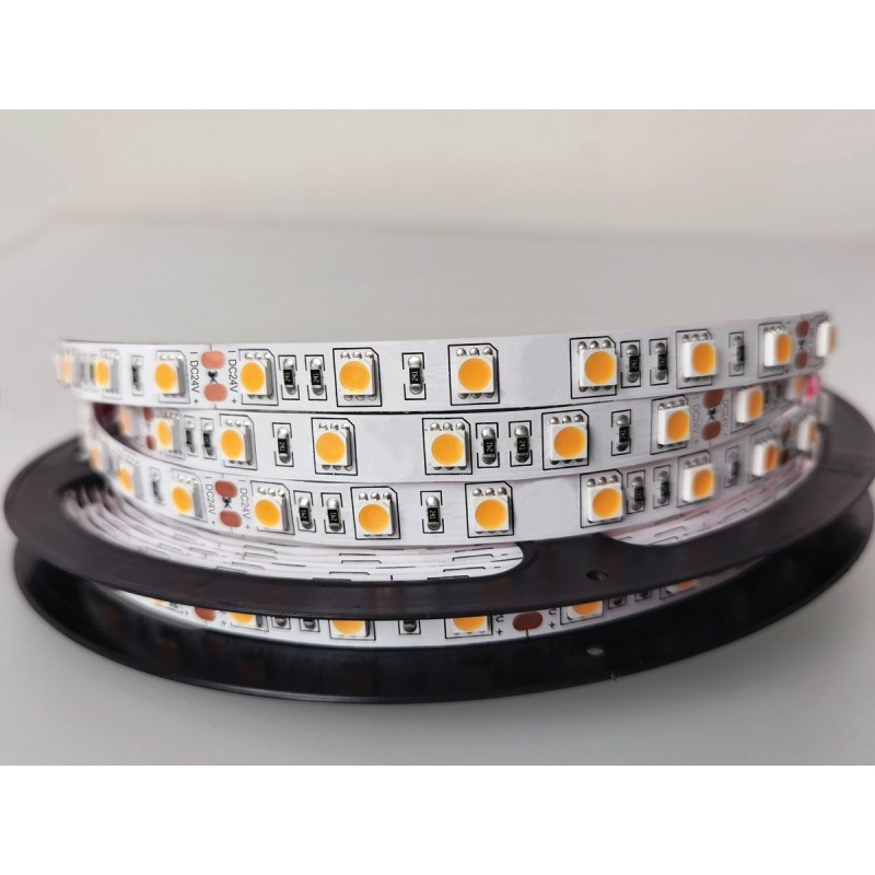 LED ЛЕНТА VK 24V 5050 ТОПЛА БЯЛА 60 LED/М LED ЛЕНТА VK 24V 5050 ТОПЛА БЯЛА 60 LED/М