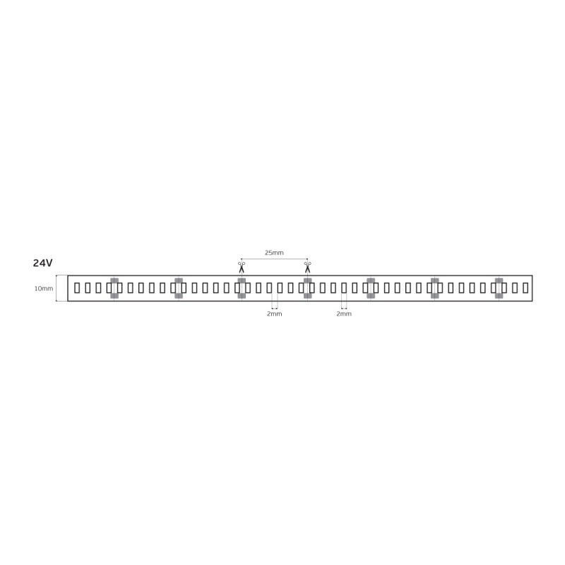 LED ЛЕНТА 24V 2835 120LED/M БЯЛА ТОПЛА LED ЛЕНТА 24V 2835 120LED/M БЯЛА ТОПЛА