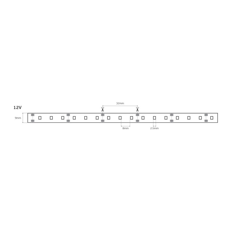 LED ЛЕНТА 12V 3528 60LED/M 9.6W/M LED ЛЕНТА 12V 3528 60LED/M 9.6W/M