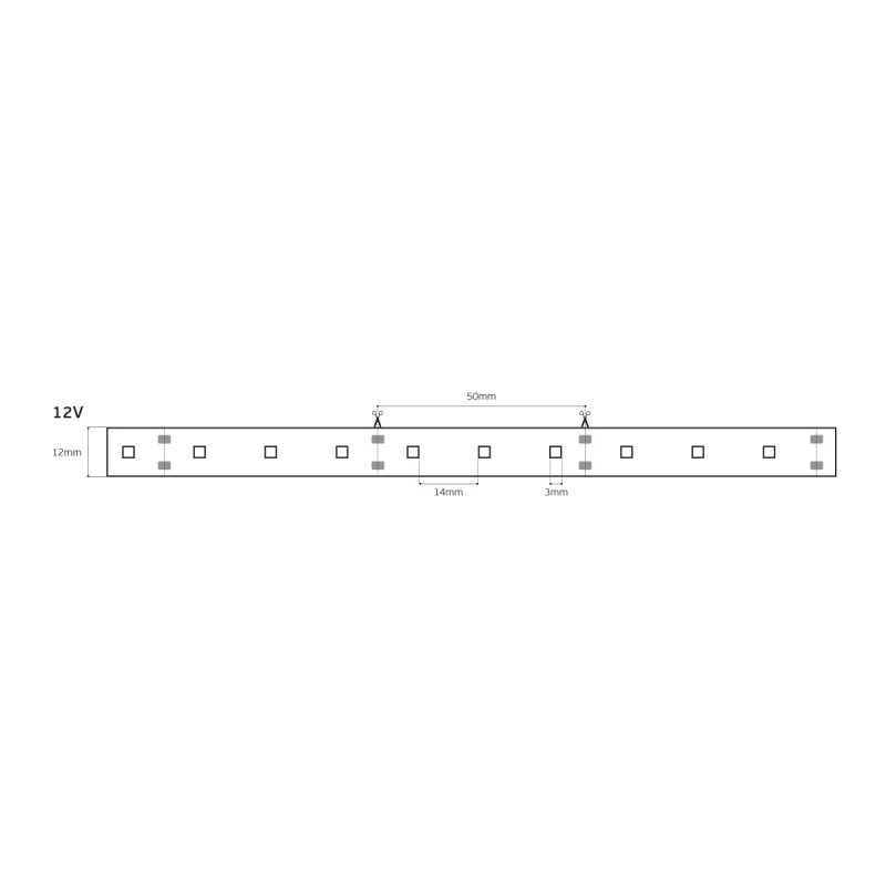 LED ЛЕНТА 12V 3528 БЯЛА 60 LED/М LED ЛЕНТА 12V 3528 БЯЛА 60 LED/М