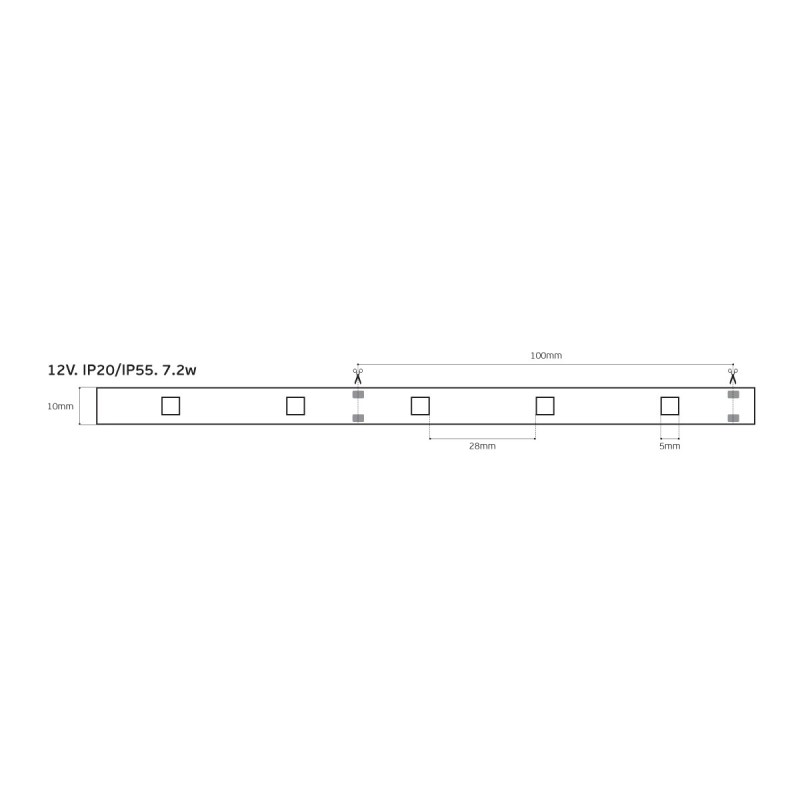LED ЛЕНТА RGB 5050 30 LED/М