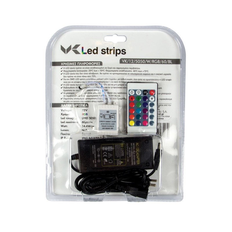 LED ЛЕНТА 5050 RGB 60 LED/М БЯЛА LED ЛЕНТА 5050 RGB 60 LED/М БЯЛА