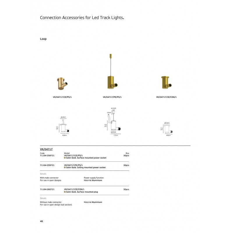 ВГРАДЕН LED ПРОЖЕКТОР VK-LED 71164-259721