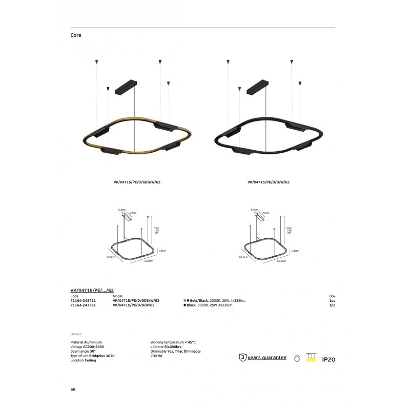 ВГРАДЕН LED ПРОЖЕКТОР 6W 4000K ВКРУГ ВГРАДЕН LED ПРОЖЕКТОР 6W 4000K ВКРУГ