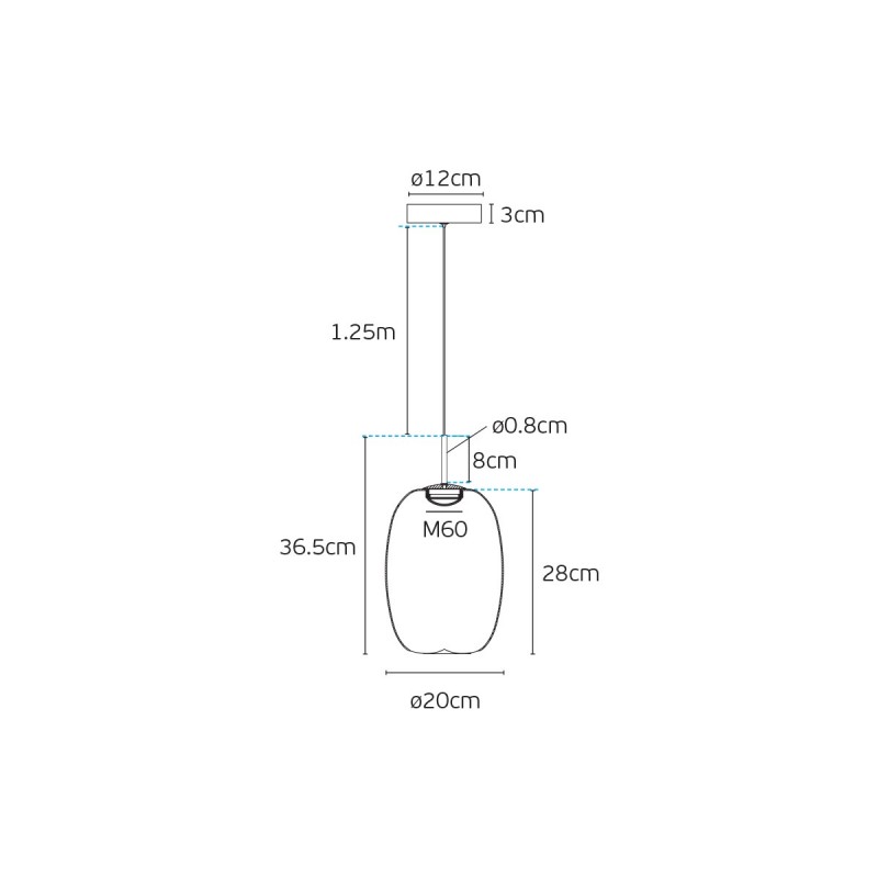 LED ЛУНА VK 71164-017807 20W СТУДЕНА БЯЛА