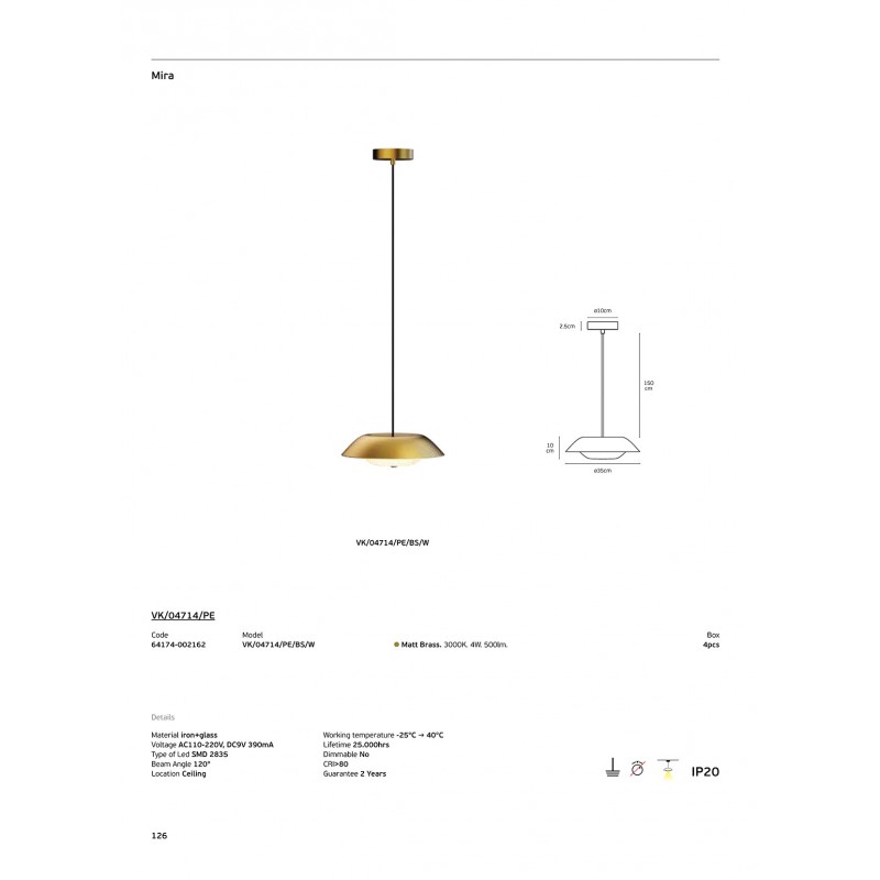 LED ПАНЕЛ VK/04714 24W БЯЛ