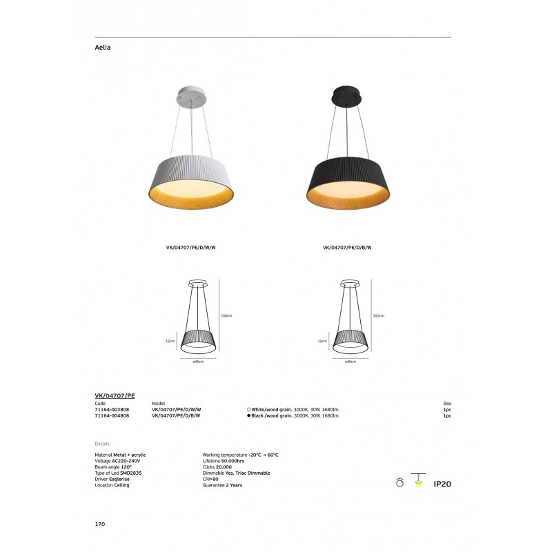 LED ПАНЕЛ VK 71164-004808 18W 4000K БЯЛ