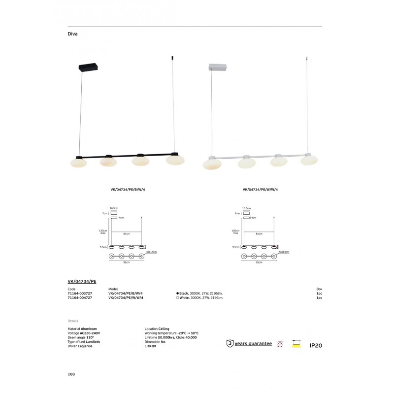 LED ПАНЕЛ VK 71164-004727 4000K 24W