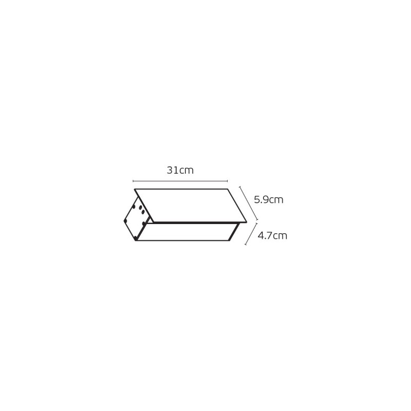 ВГРАДЕН LED ПРОЖЕКТОР VK/02278 RB 30W