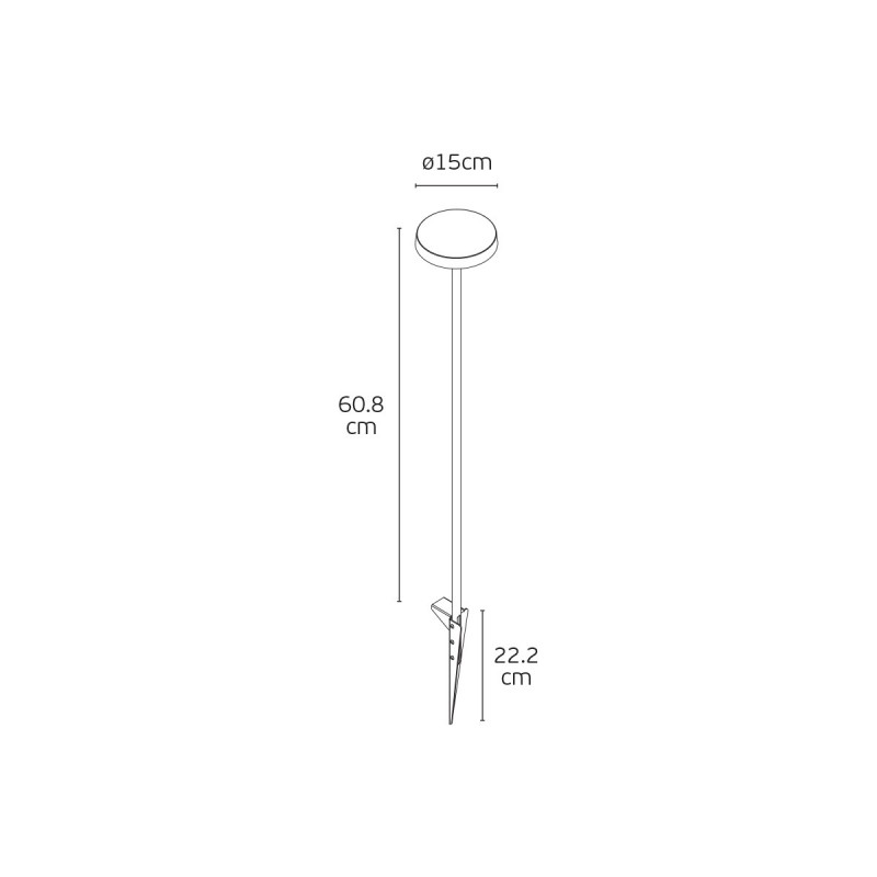 LED ЛУНА VK 75169-390695 6W 3000K БЯЛА