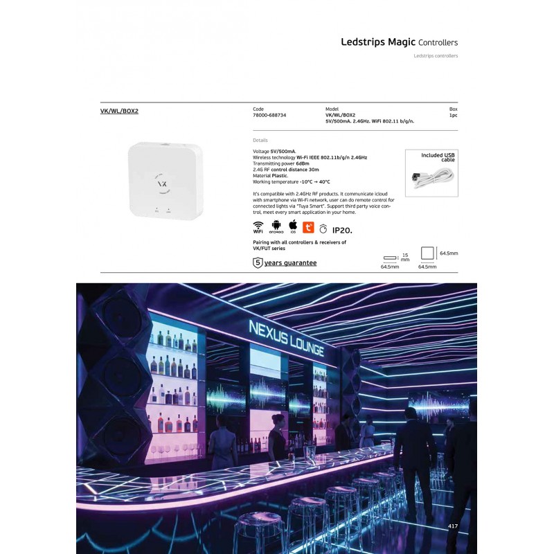 ВГРАДЕН LED ПРОЖЕКТОР VK/WL/BOX2