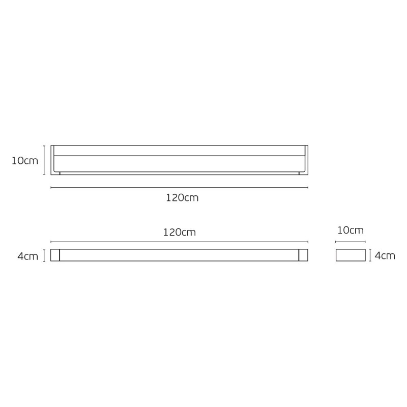 LED ПАНЕЛ VK 120X30 CM 4000K 48W LED ПАНЕЛ VK 120X30 CM 4000K 48W