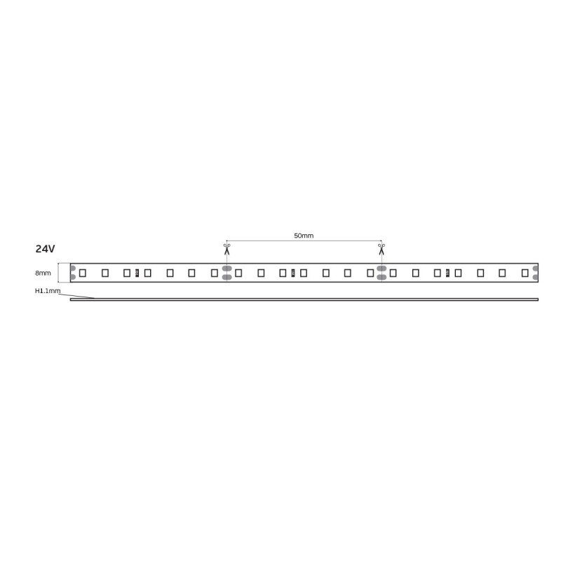LED ЛЕНТА VK 24V 2835 927 140 LED/M 6M LED ЛЕНТА VK 24V 2835 927 140 LED/M 6M