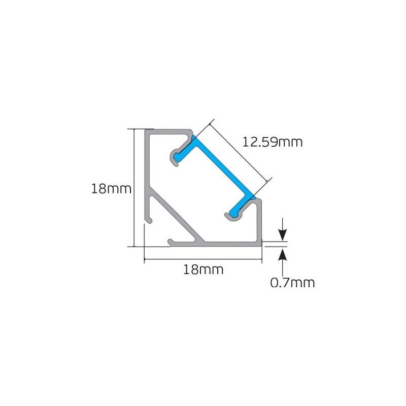 ВГРАДЕН LED ПРОЖЕКТОР VK/28/B/W/2 ВГРАДЕН LED ПРОЖЕКТОР VK/28/B/W/2