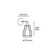 СТИЛНА СТЕННА АПЛИКА VK/0304/W СТИЛНА СТЕННА АПЛИКА VK/0304/W